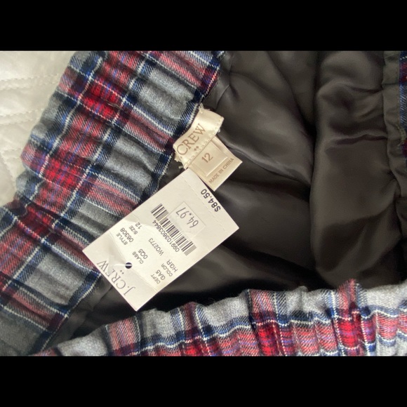 NEW JCrew Plaid Skirt - Picture 2 of 2